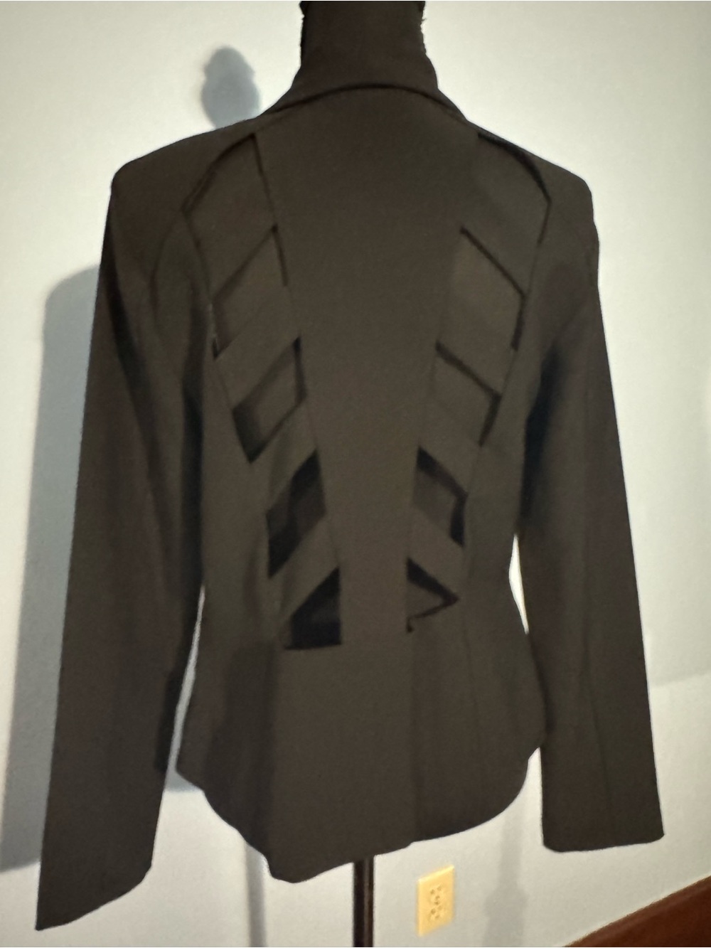 HeartSoul Black Cutout Blazer Jacket